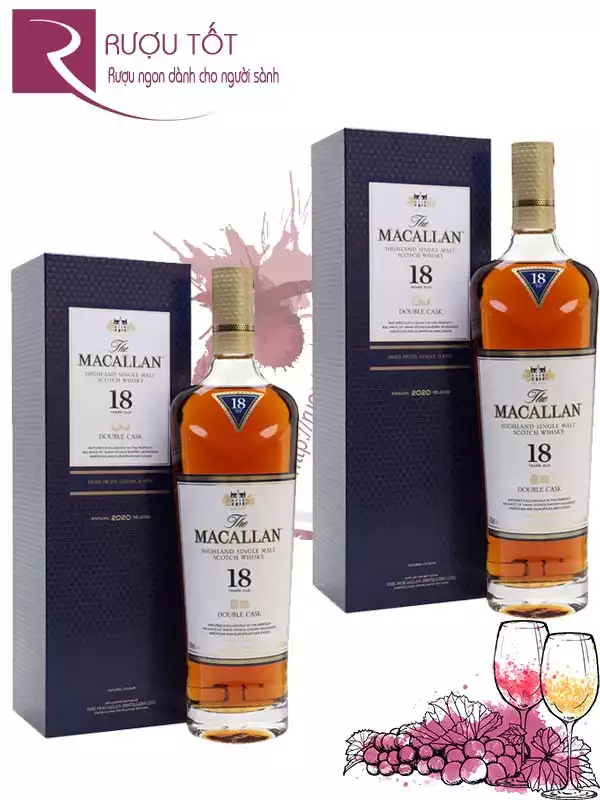 Rượu Macallan 18 Double Cask 700ml