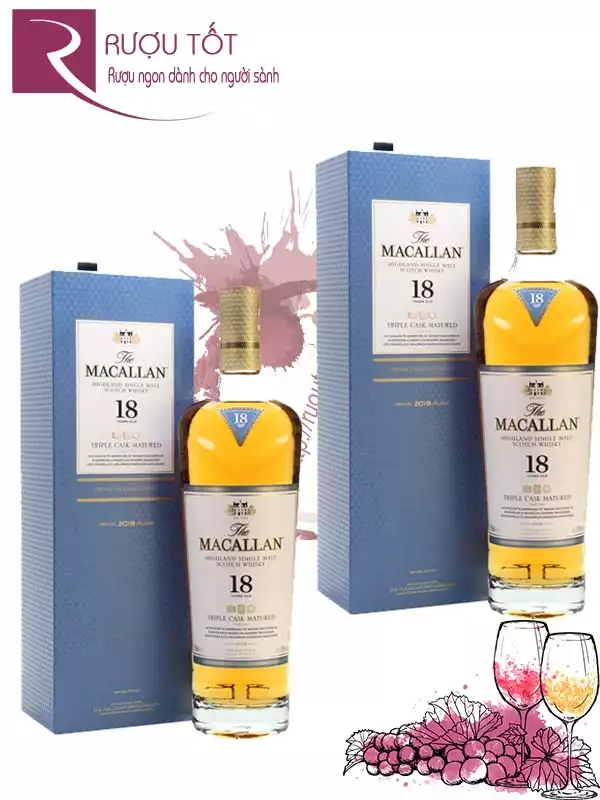 Rượu Macallan 18 Triple Cask