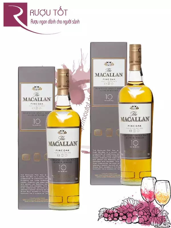 Rượu Macallan 10 Fine Oak