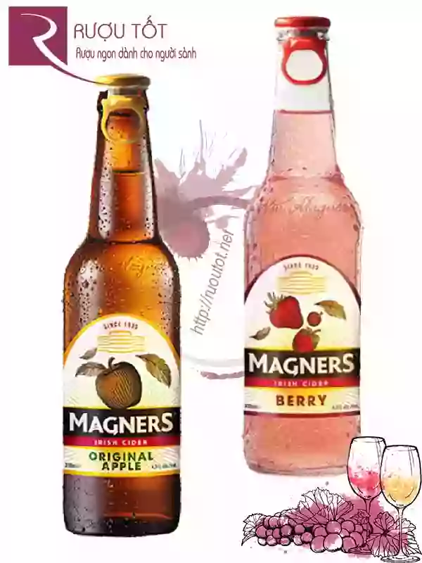 Bia Magners Cider Apple Berry Pear - Chai 330ml