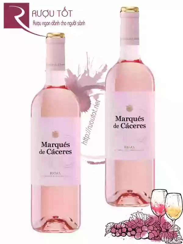 Rượu Vang Marques de Caceres Rosado