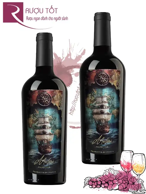 Rượu vang Ý Meloni Primitivo 18%