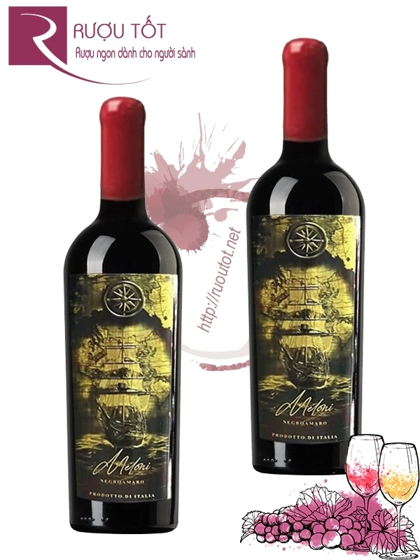 Vang Ý Meloni Negroamaro 16%