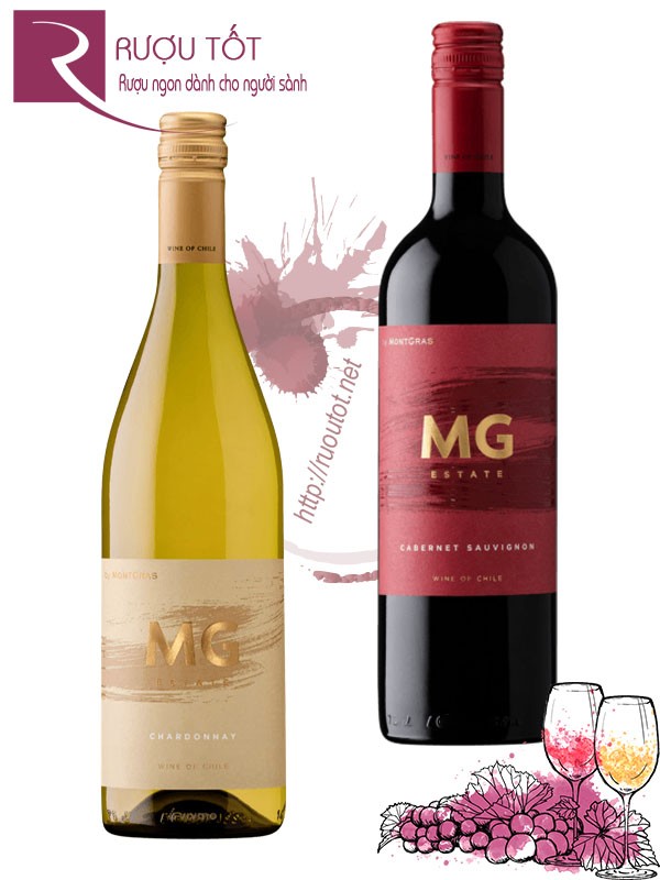 Rượu Vang MontGras MG Estate Chardonnay - Cabernet Sauvignon