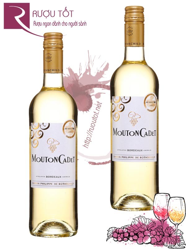 Rượu Vang Mouton Cadet Blanc Bordeaux