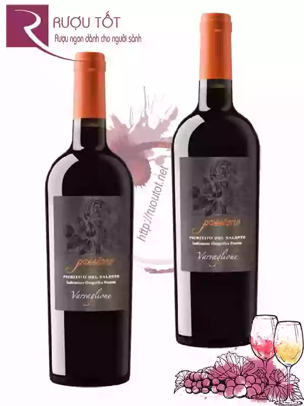 Rượu Vang Passione Primitivo Del Salento Varvaglione