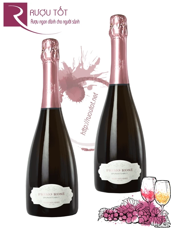 Rượu vang Primo Spumante Brut Rose