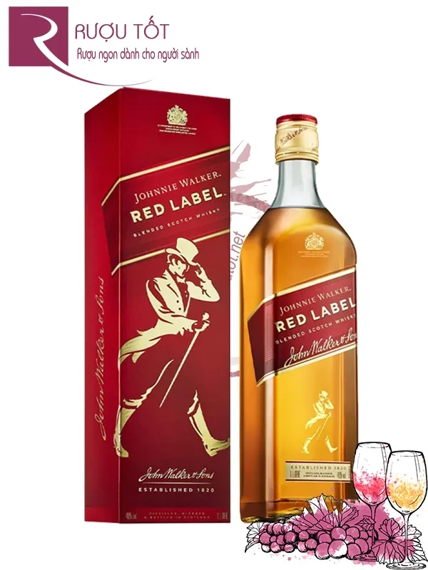 Giá rượu Red Label 1 lít Johnnie Walker