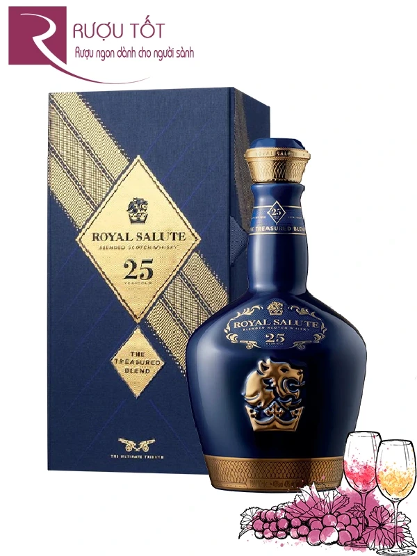 Rượu Royal Salute 25 Chai Sứ