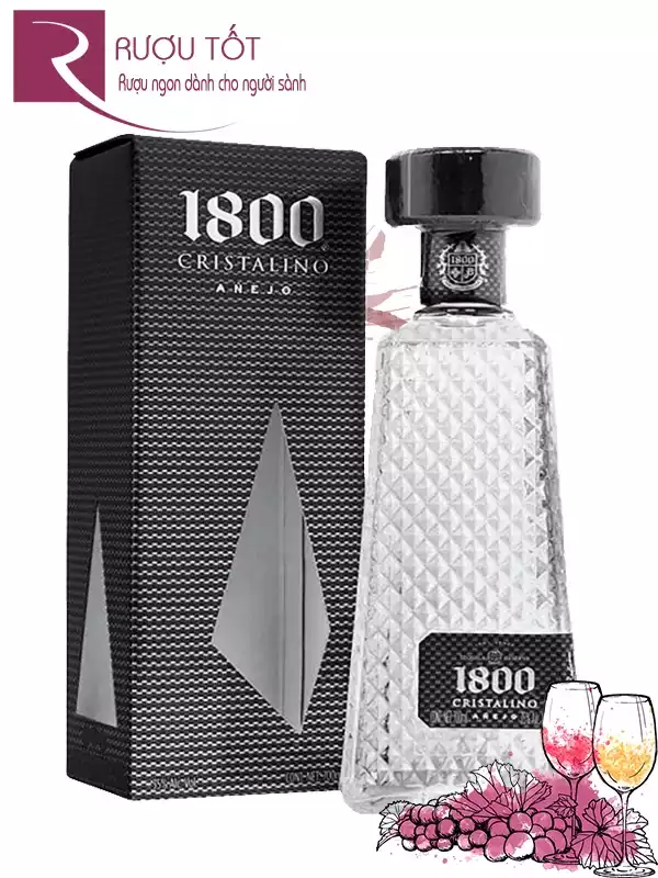 Rượu Tequila 1800 Cristalino