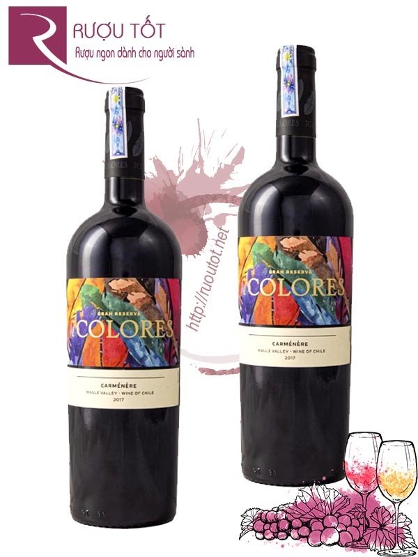 Rượu vang 7 Colores Gran Reserva Carmenere