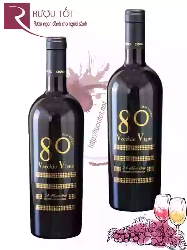 Rượu vang 80 Vecchie Vigne 24 Karat Gold 15%