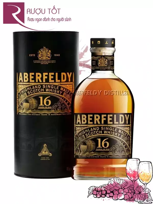 Rượu Aberfeldy 16 Years Old Single Malt Whisky