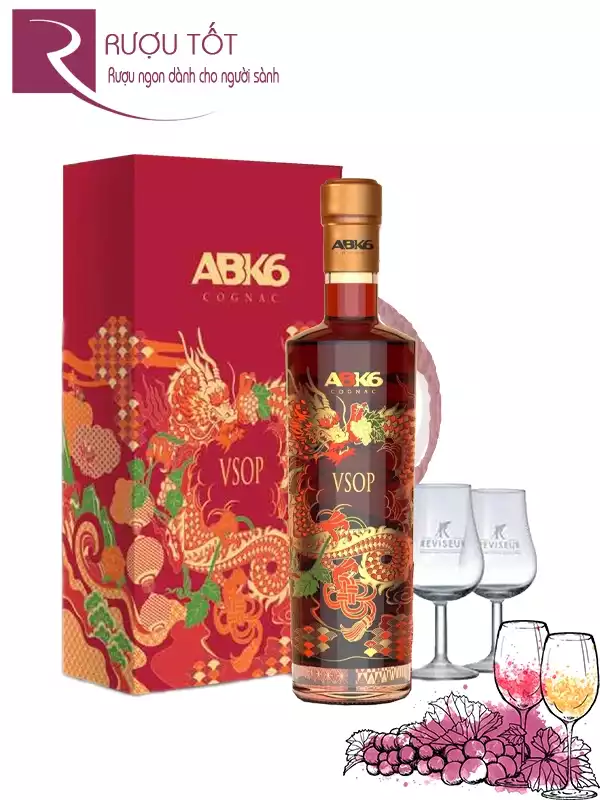 Rượu ABK6 Special Edition VSOP - Hộp quà Tết Rồng Thần 2026