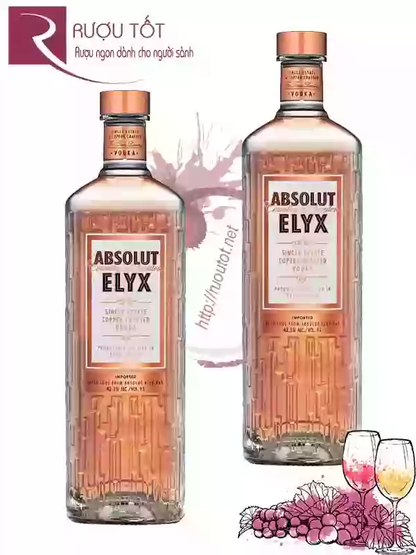 Rượu Vodka Absolut Elyx 1 Lít