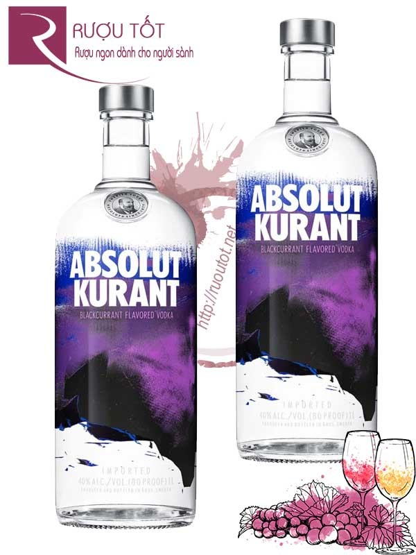 Rượu Vodka Absolut Kurant 40%