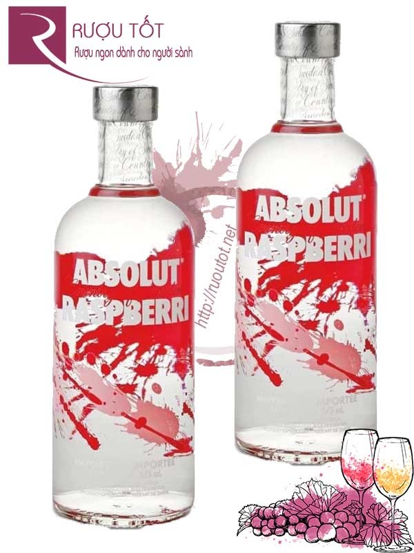 Rượu Vodka Absolut Raspberri 700ml