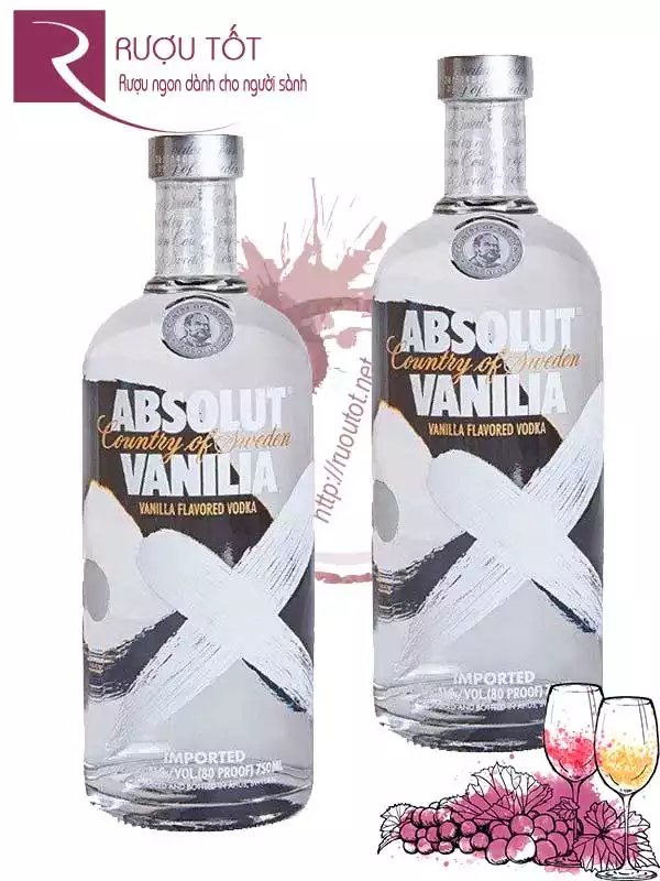 Rượu Vodka Absolut Vanilia 700ml