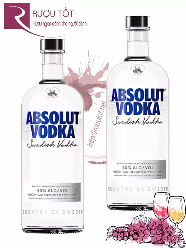 Rượu Vodka Absolut Swedish Vodka