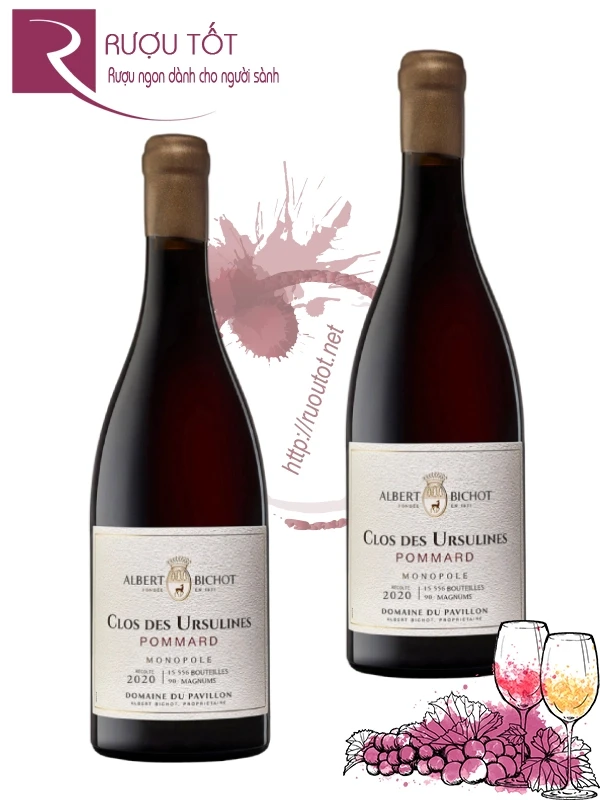 Rượu Albert Bichot Domaine du Pavillon "Clos des Ursulines" Pommard Monopole