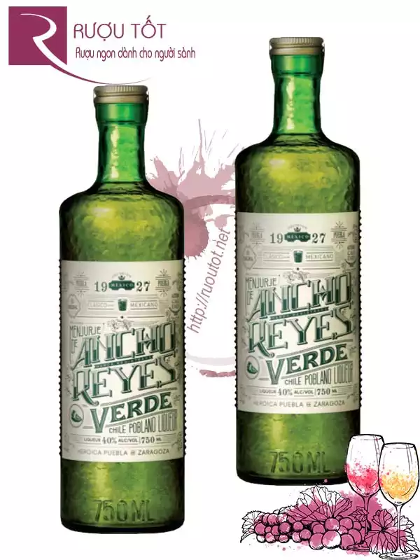 Rượu Ancho Reyes Verde Chile Liqueur