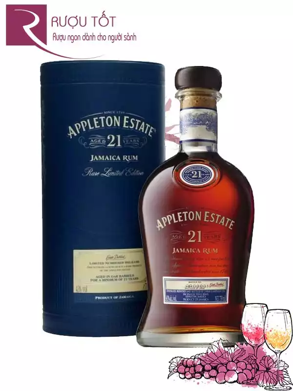 Rượu Appleton Estate 21 Rare Limited Edition