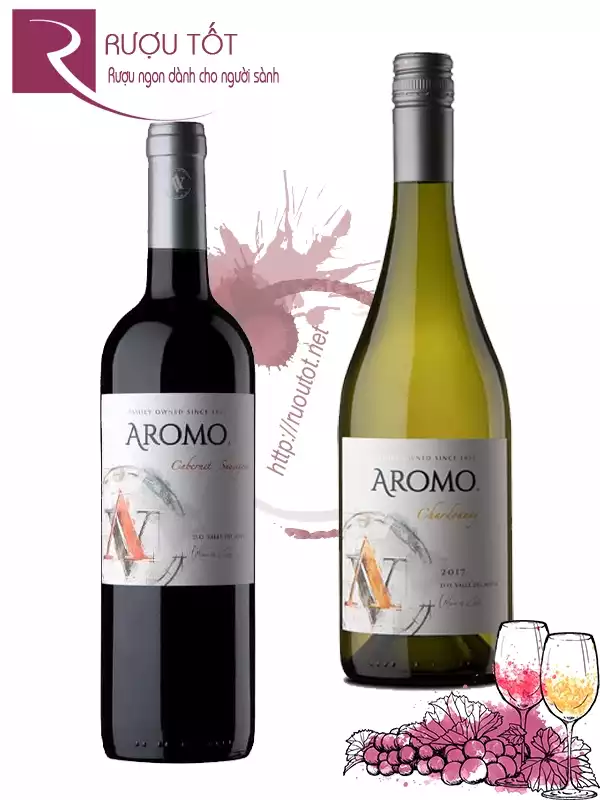 Rượu vang Aromo Classico Red – White