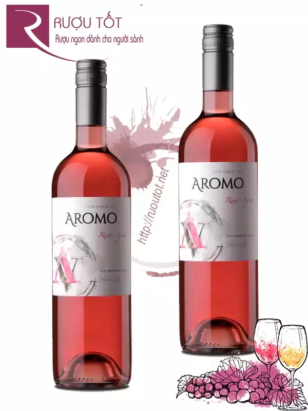 Rượu vang Aromo Rose Syrah