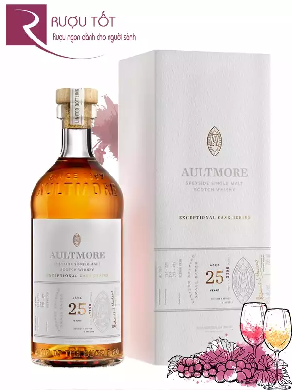 Rượu Aultmore 25 Years Old Exceptional Cask