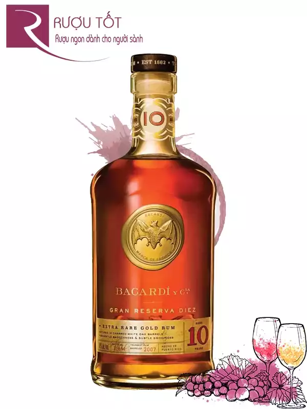 Rượu Bacardi 10 Years Old