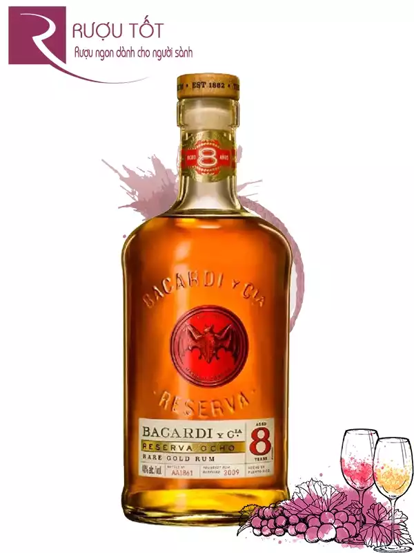 Rượu Bacardi  8 Years 700ml