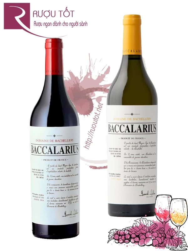 Rượu vang Baccalarius Domaine de Bachellery Red - White
