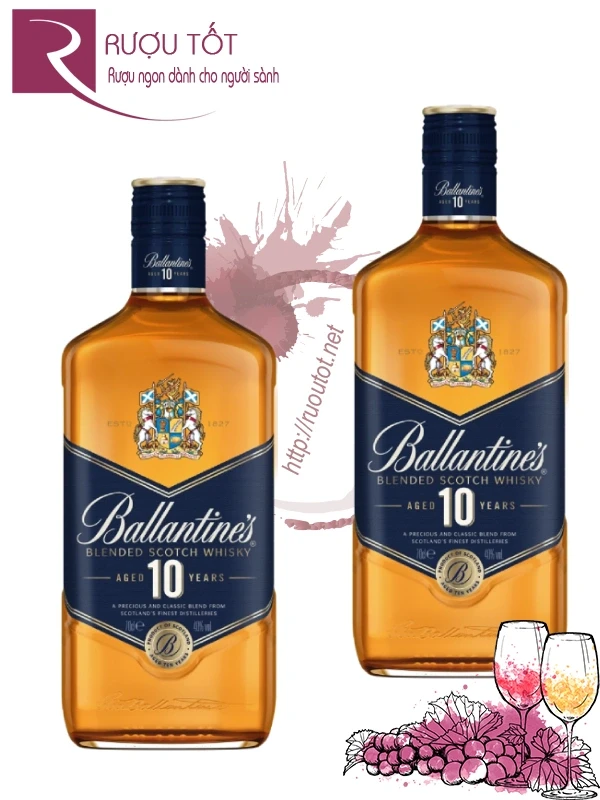 Rượu Ballantine’s 10 Years Old