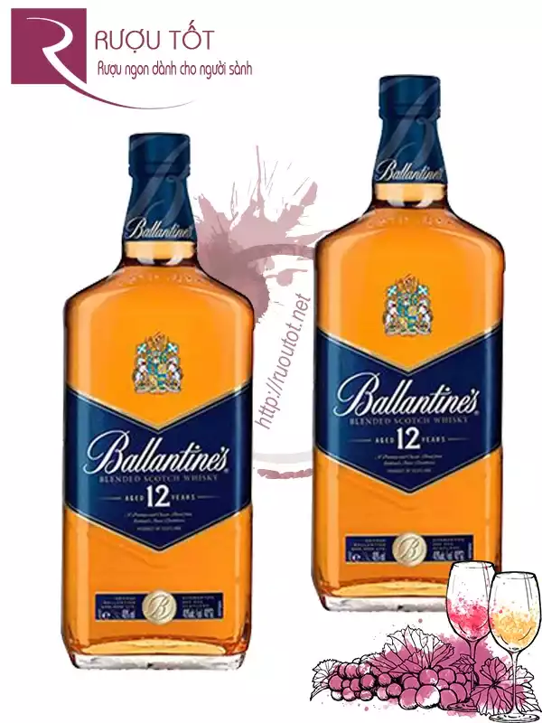 Giá rượu Ballantine 12 1lit