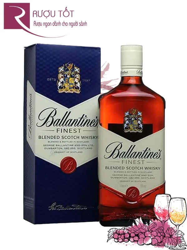 Rượu Ballantine's Finest 1l