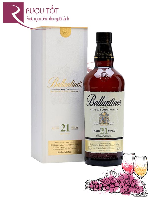 Rượu Ballantines 21 700ml Chính Hãng