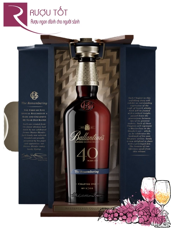 Rượu Ballantine's 40 Year Old 700ml