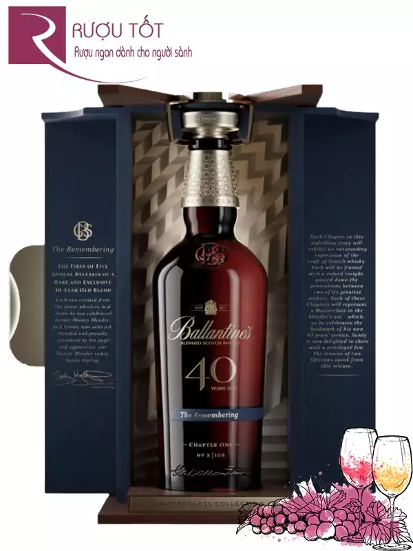 Rượu Ballantine's 40 Year Old 700ml