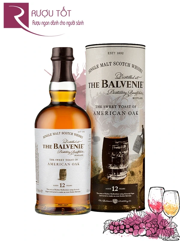 Rượu Balvenie 12 Years The Sweet Toast of American Oak