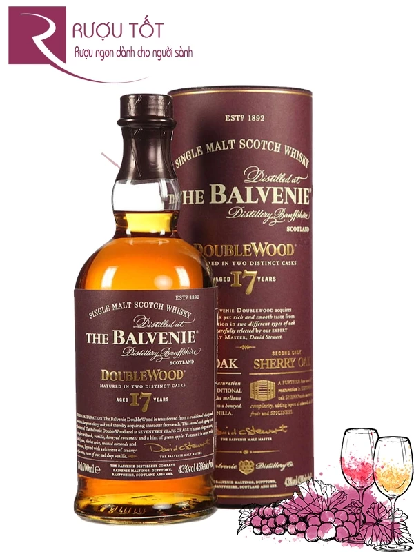 Rượu The Balvenie 17 Years Doublewood