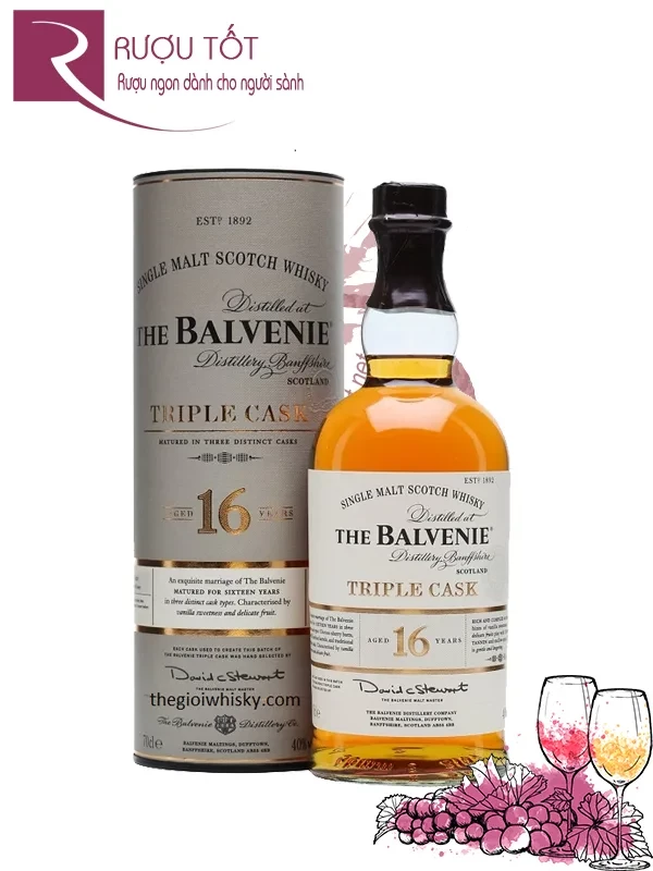 Rượu Balvenie Triple Cask 16 YO 40%