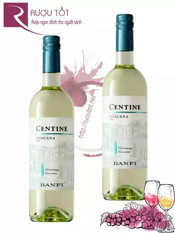 Rượu vang Banfi Centine Bianco Tuscany