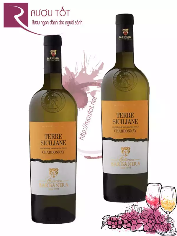 Rượu vang Barbanera Terre Siciliane Chardonnay IGT