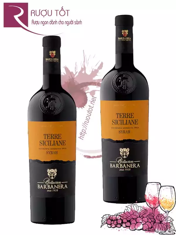 Rượu vang Barbanera Terre Siciliane Syrah IGT