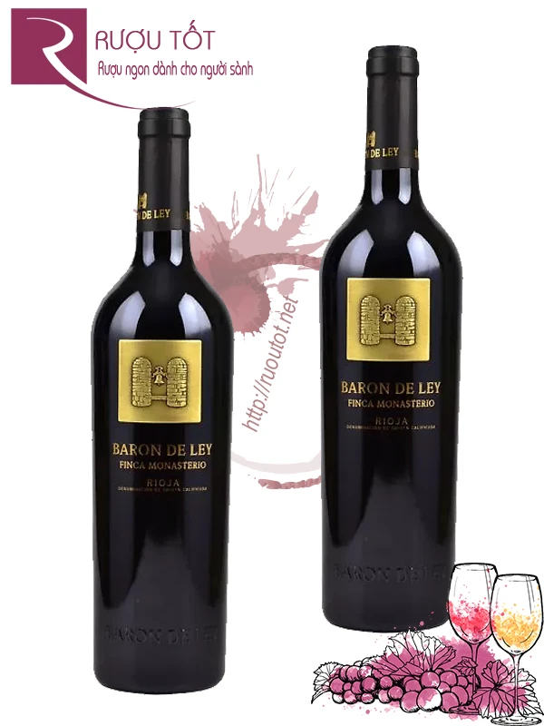 Vang đỏ Baron De Ley Finca Monasterio Rioja 14%
