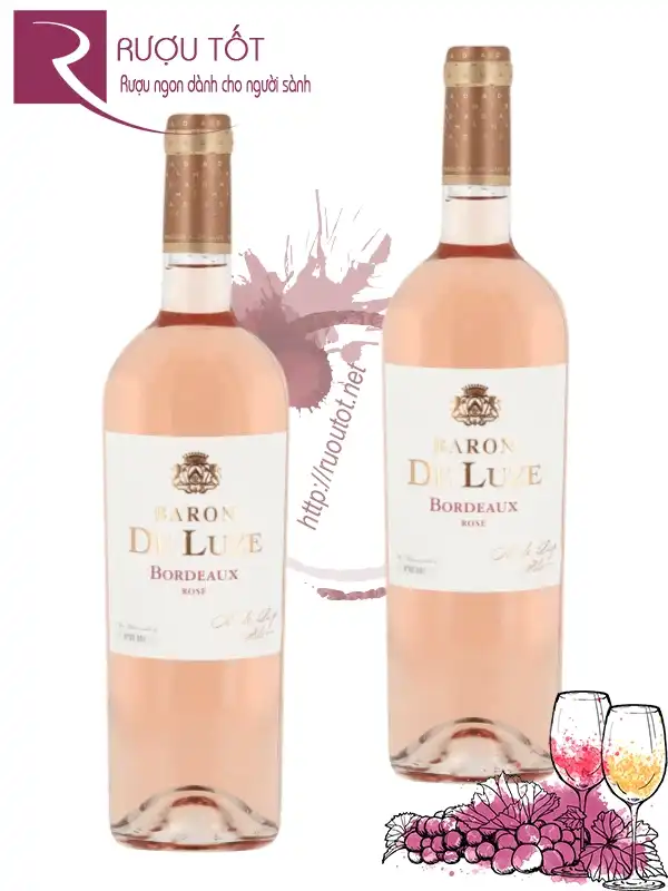 Rượu Baron de Luze Terra Vitis Rose