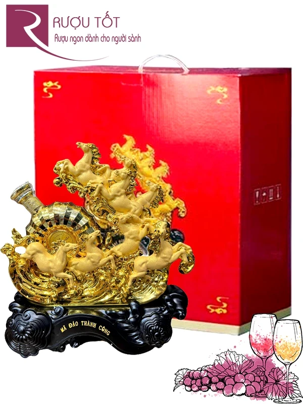 Rượu Ngựa Mã Đáo Thành Công Raynand Brandy VSOP - Bát Mã