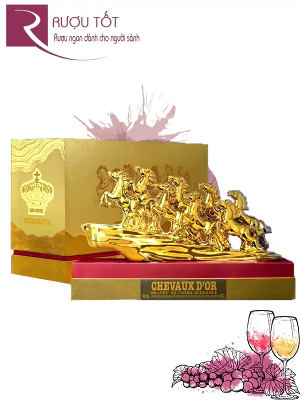 Rượu Ngựa Chevaux D’or Brandy XO – Mã Đáo Thành Công