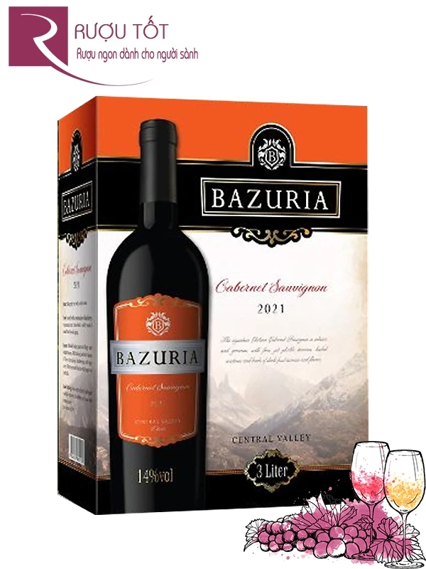 Vang bịch Bazuria Cabernet Sauvignon 3L