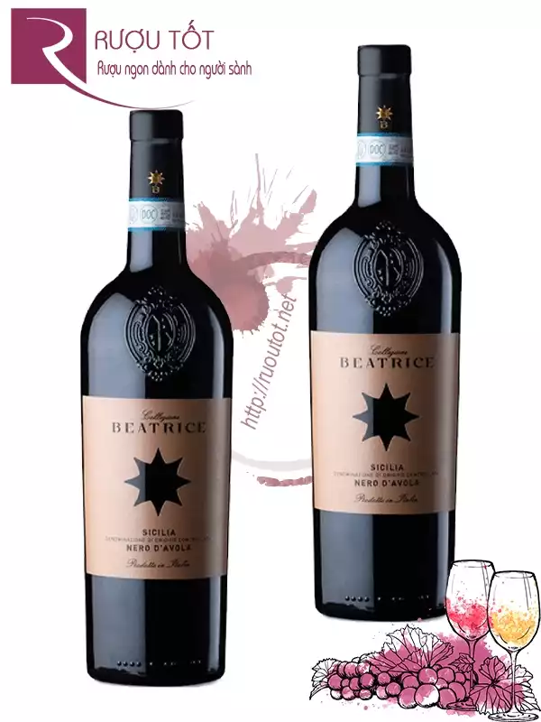 Rượu vang Beatrice Nero D'avola Sicilia DOC